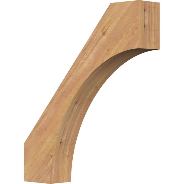 Ekena Millwork 5 1/2"W x 28"D x 32"H Westlake Smooth Knee Brace, Western Red Cedar BRC06X28X32WTL00SWR - main